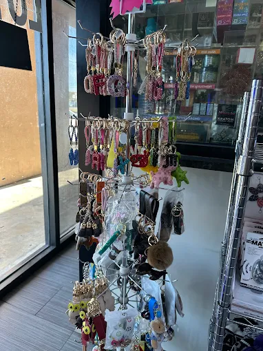 Accessories display inside Savannah Mart