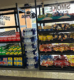 Merchandise display near the front of Savannah Mart